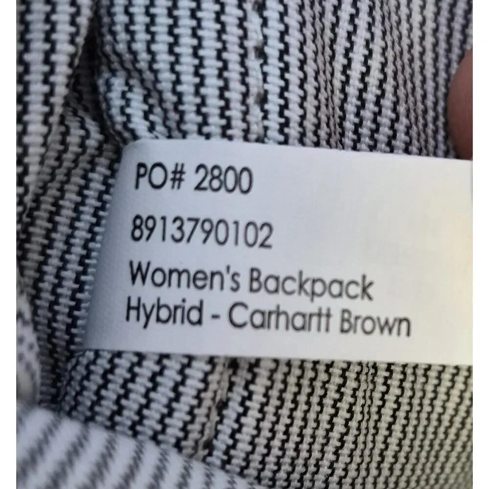 Carhartt Men's Brown Canvas Tote Backpack